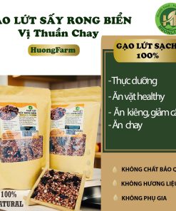 Gạo lứt sấy rong biển HuongFarm